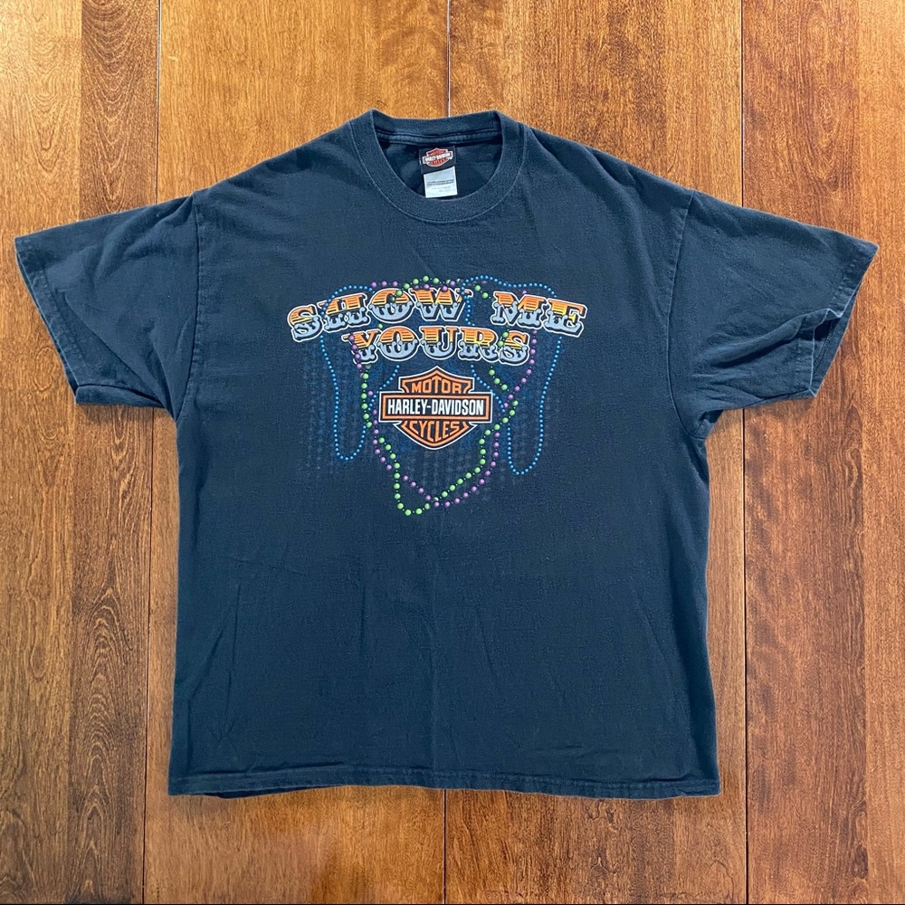 Harley Davidson T-shirt black XL Galena, Illinois